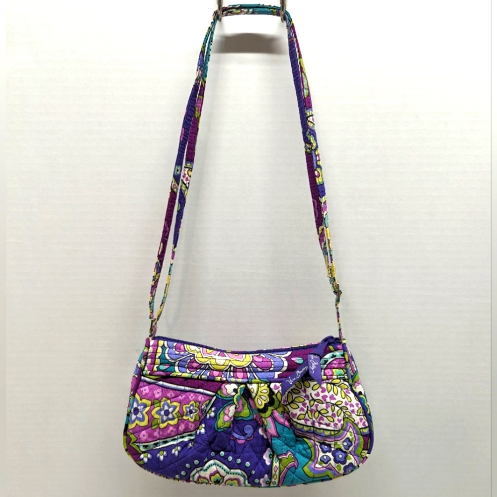 Vera Bradley Retired Heather Pattern Crossbody 2013 - EUC VTG